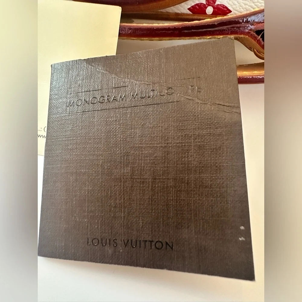 Vintage Louis Vuitton White Murakami Rita Bag - Limited Edition
